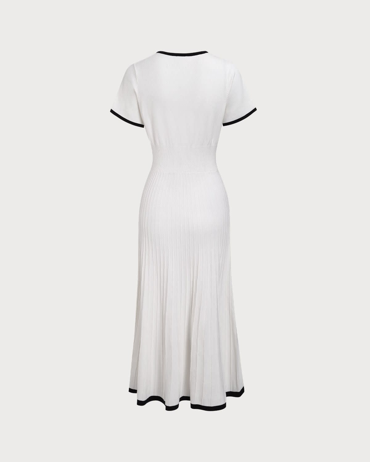 Alessia Contrast Trim Knit Midi Dress_7