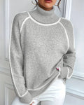 Sigrid Contrast Trim Turtleneck Sweater_1
