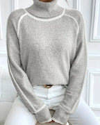 Sigrid Contrast Trim Turtleneck Sweater_5