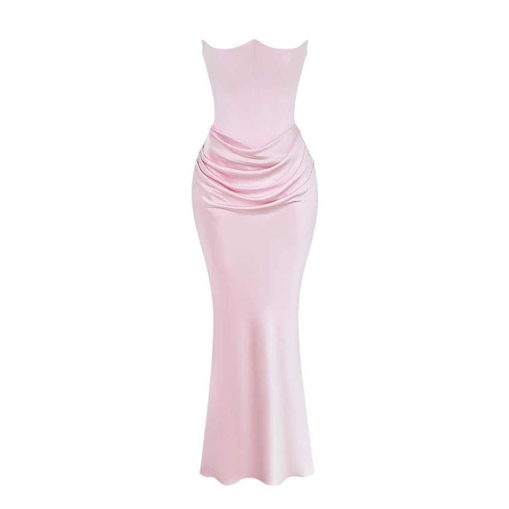 Wilma Strapless Satin Maxi Dress_34