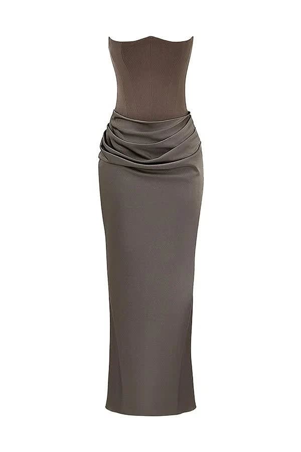 Wilma Strapless Satin Maxi Dress_5