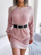 Alina Boat Neck Knit Mini Dress_4