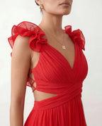 Milena Cutout A-Line Midi Dress_12
