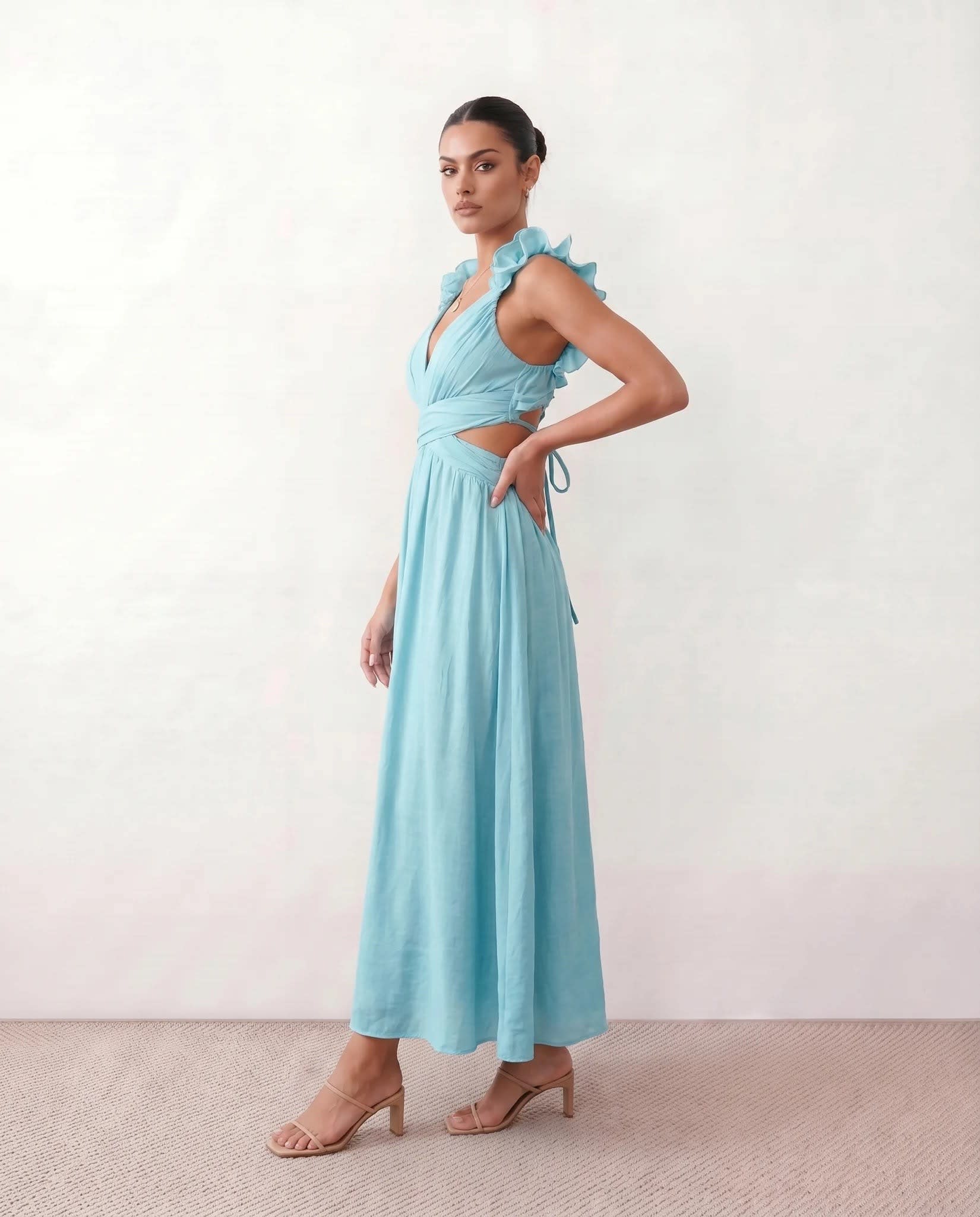 Milena Cutout A-Line Midi Dress_18