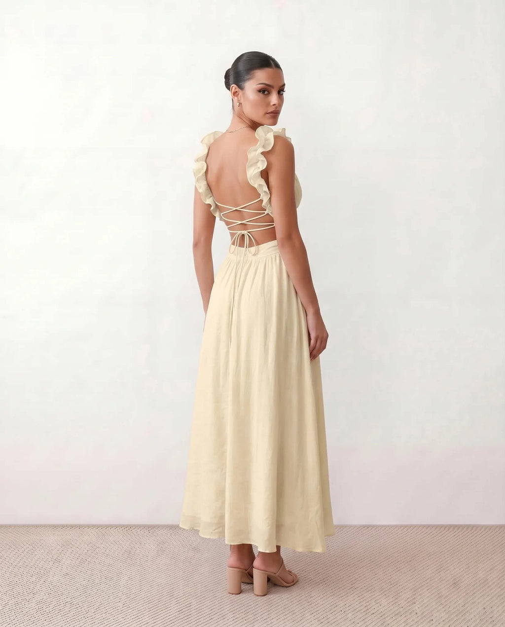 Milena Cutout A-Line Midi Dress_3