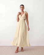 Milena Cutout A-Line Midi Dress_5