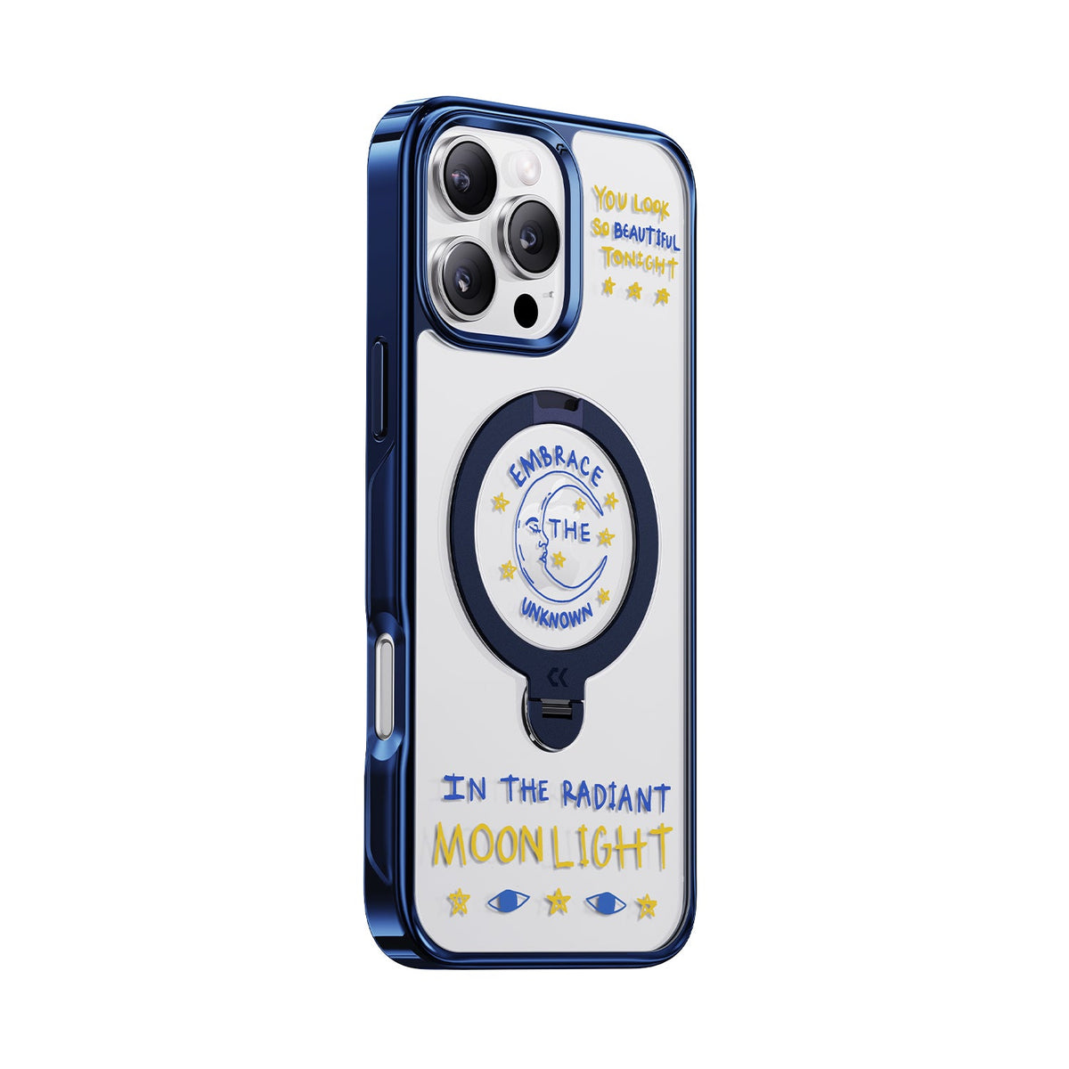 Moon Star Quote Design MagSafe iPhone Case