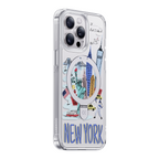 New York Design MagSafe iPhone Case with Ring Holder