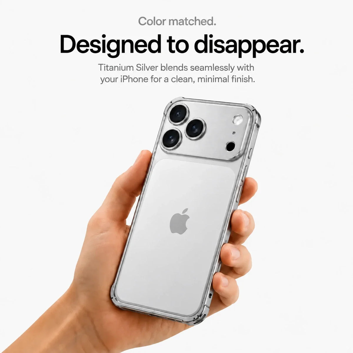 Open Back Phone Case with Corner Bumpers