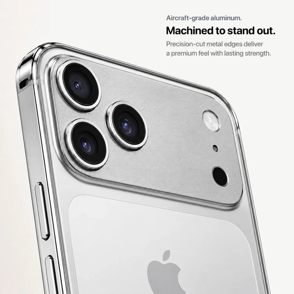 Open Back Phone Case with Corner Bumpers