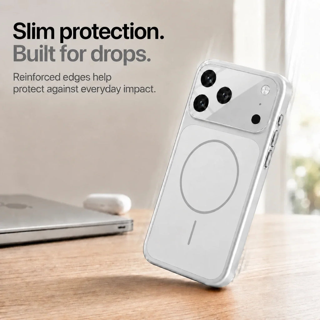 MagSafe Phone Case with Camera Lens Cover