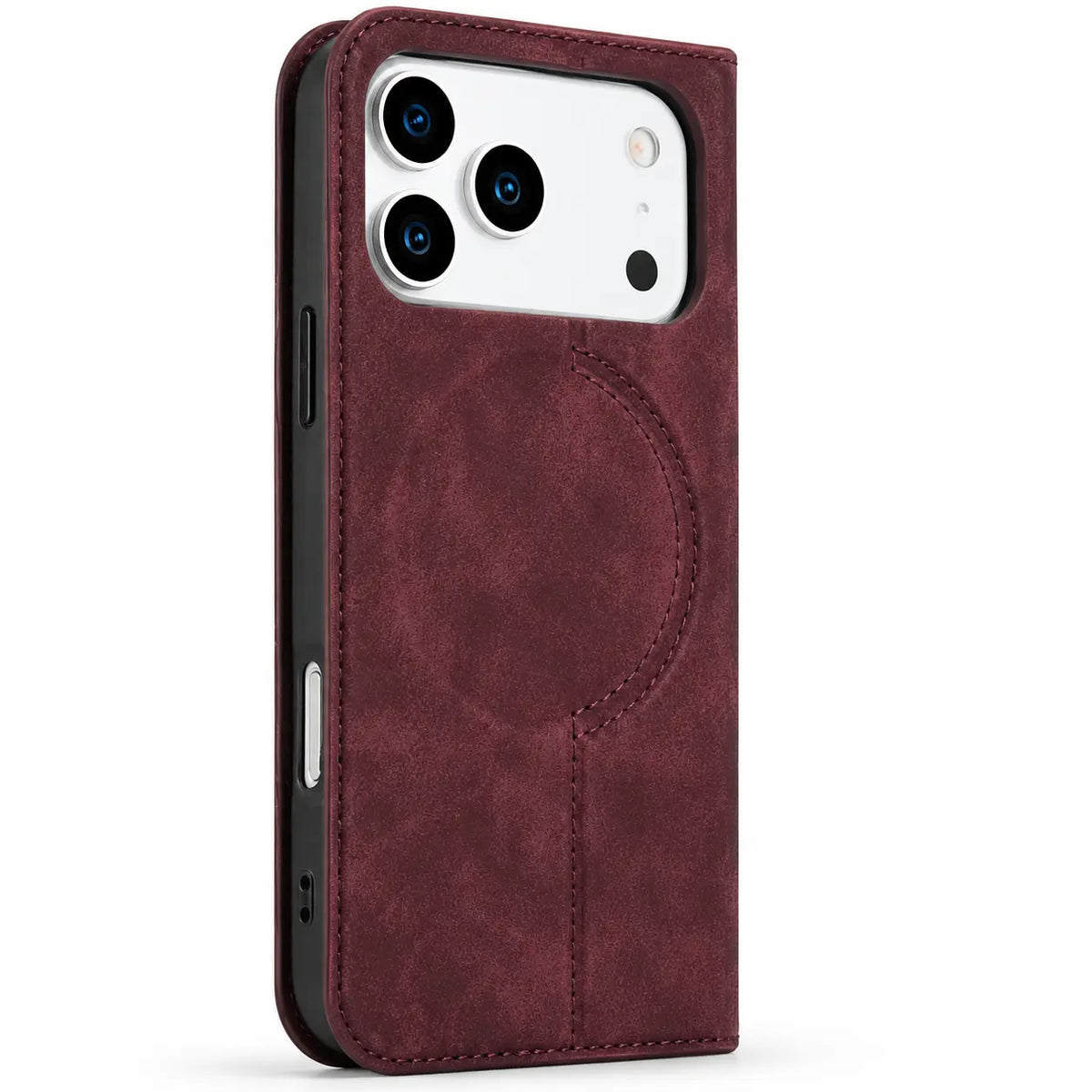 Leather MagSafe Flip Phone Case