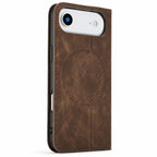 Leather MagSafe Flip Phone Case