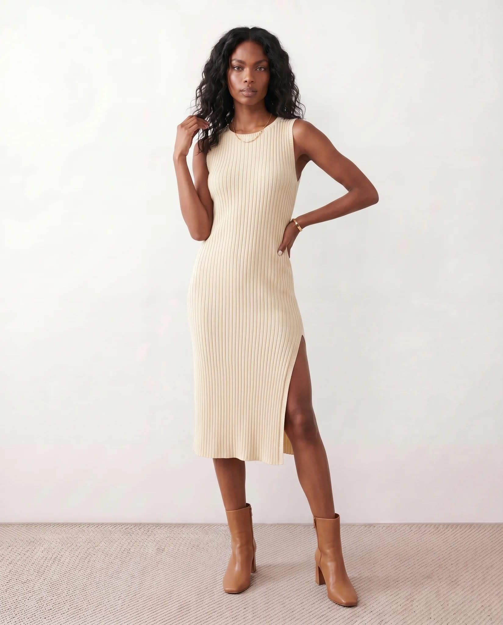 Serena Sleeveless Ribbed Midi Dress_13