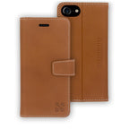 Leather Flip Folio iPhone Case Tab Closure