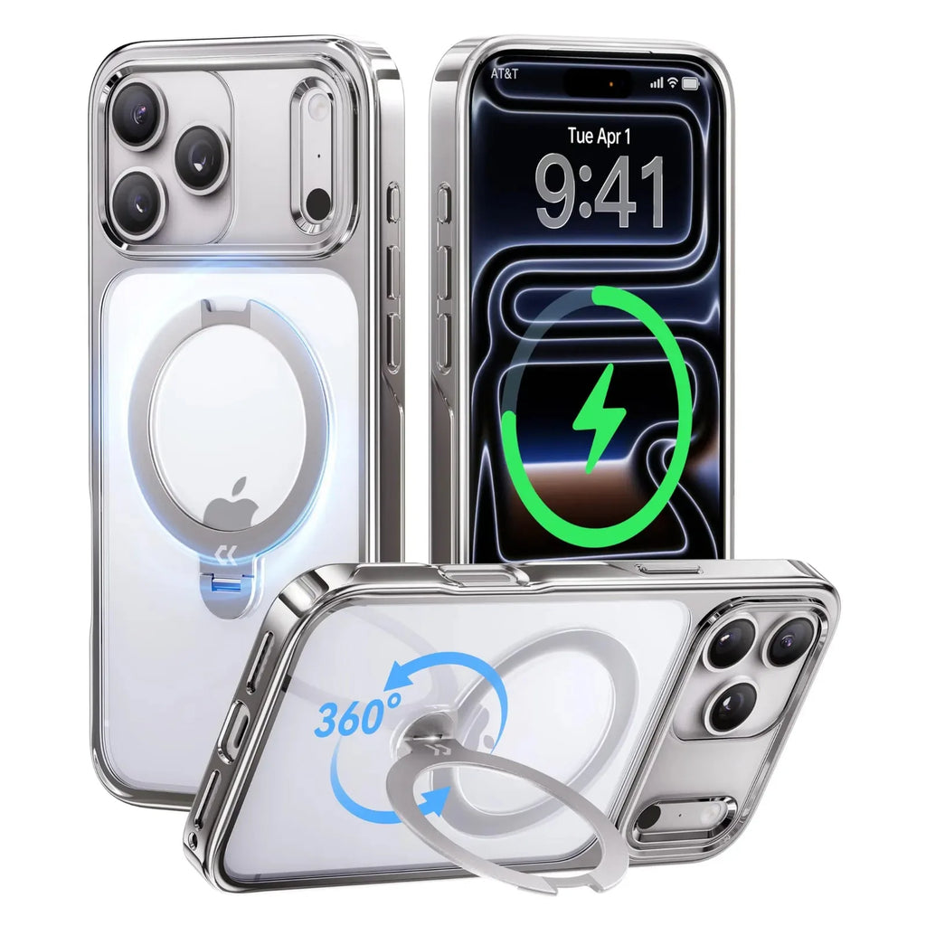 360 Rotating Ring Stand MagSafe iPhone Case