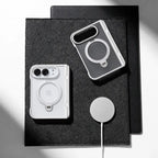 Foldable iPhone Case MagSafe Rotating Ring Stand