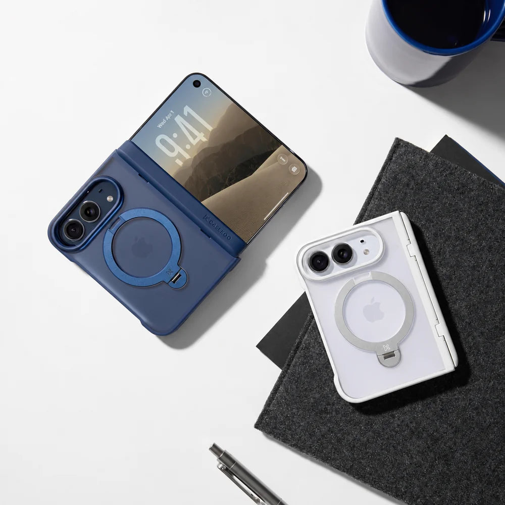 Foldable iPhone Case MagSafe Rotating Ring Stand