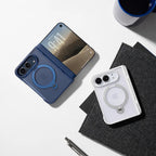 Foldable iPhone Case MagSafe Rotating Ring Stand