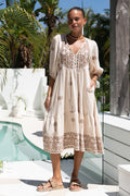 Valeria Embroidered Tiered Midi Dress_1
