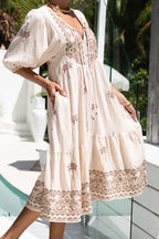Valeria Embroidered Tiered Midi Dress_5
