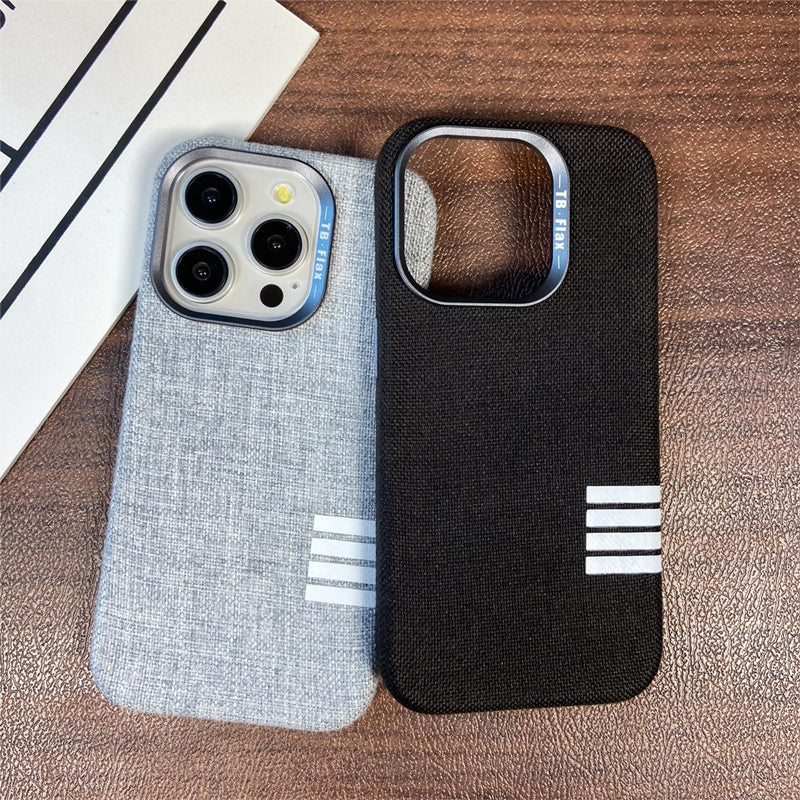 Washed Denim Texture Slim iPhone Case