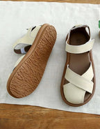 Romy Crossover Strap Flat Sandals_2