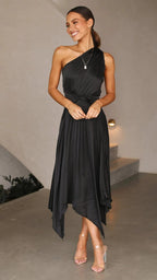 Rosa One Shoulder Pleated Midi Dress_21