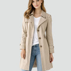 Lucile Slim Fit Lightweight Trench Coat_1