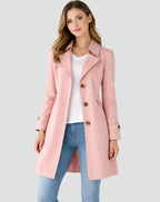Lucile Slim Fit Lightweight Trench Coat_6