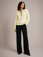 Maja Cable Texture Quarter Zip Sweatshirt_6