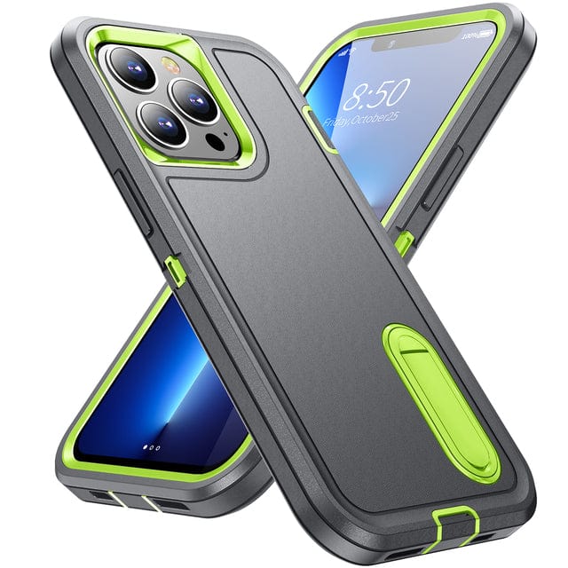 Heavy Duty iPhone Case with Built In Kickstand