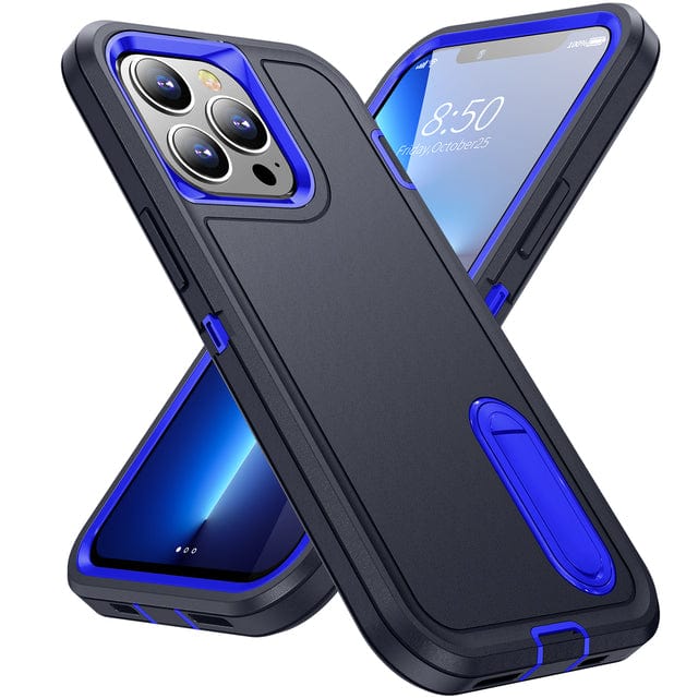 Heavy Duty iPhone Case with Built In Kickstand