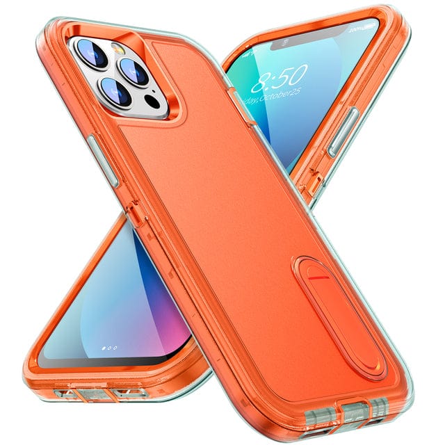 Heavy Duty iPhone Case with Built In Kickstand