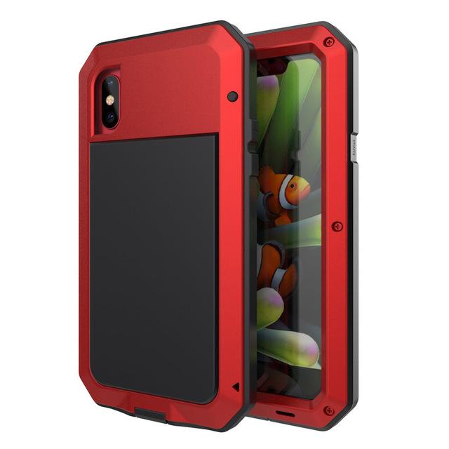 Heavy Duty Metal Armor iPhone Case