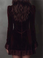 Jasmijn Velvet Lace Mini Dress_5