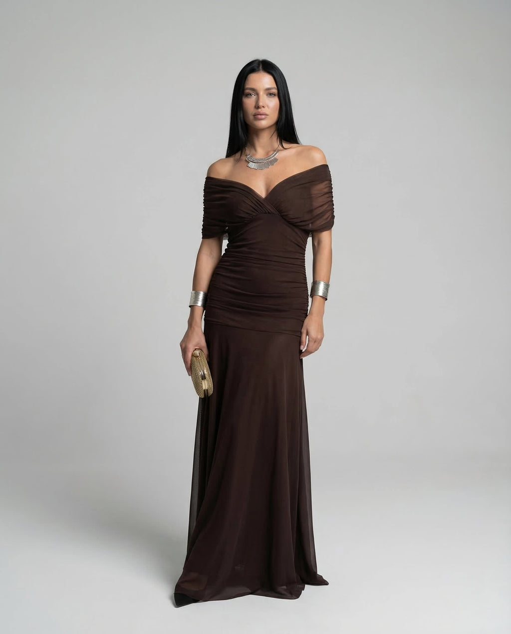 Nora Off Shoulder Chiffon Maxi Dress_18