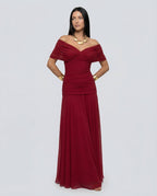 Nora Off Shoulder Chiffon Maxi Dress_7