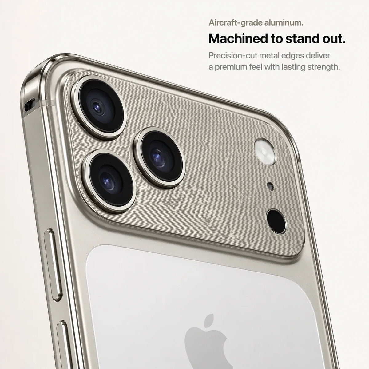Open Back Phone Case with Corner Bumpers