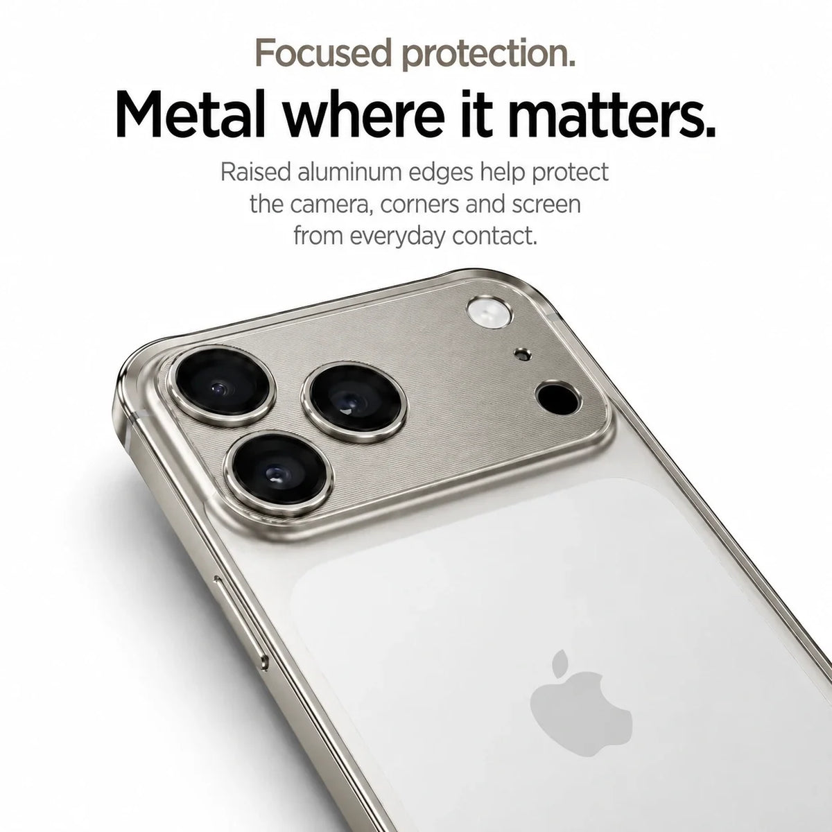 Open Back Phone Case with Corner Bumpers