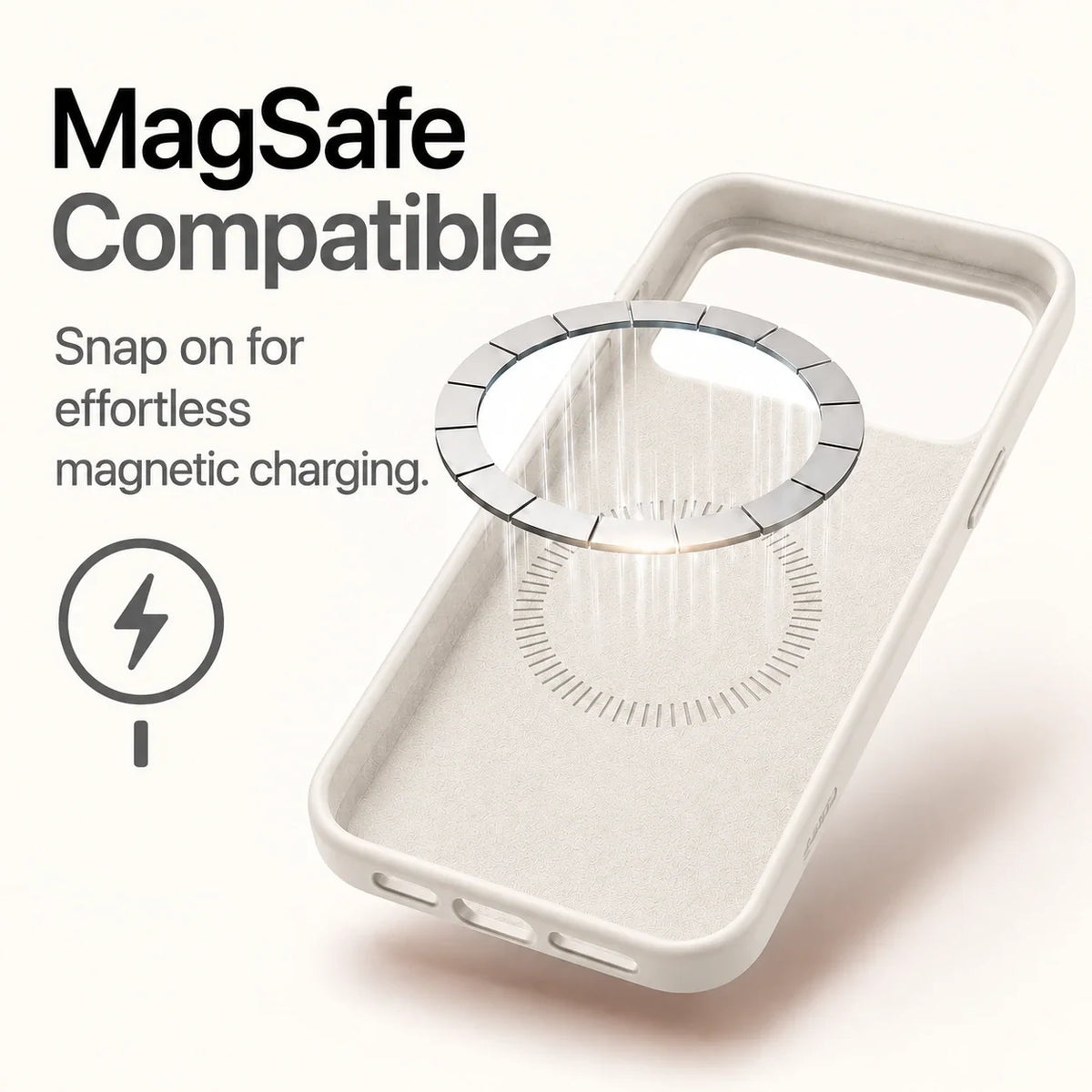 Soft Silicone MagSafe Phone Case