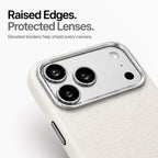 Leather iPhone Case with Metal Lens Frame