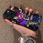 Comic Book Graffiti Glossy iPhone Case