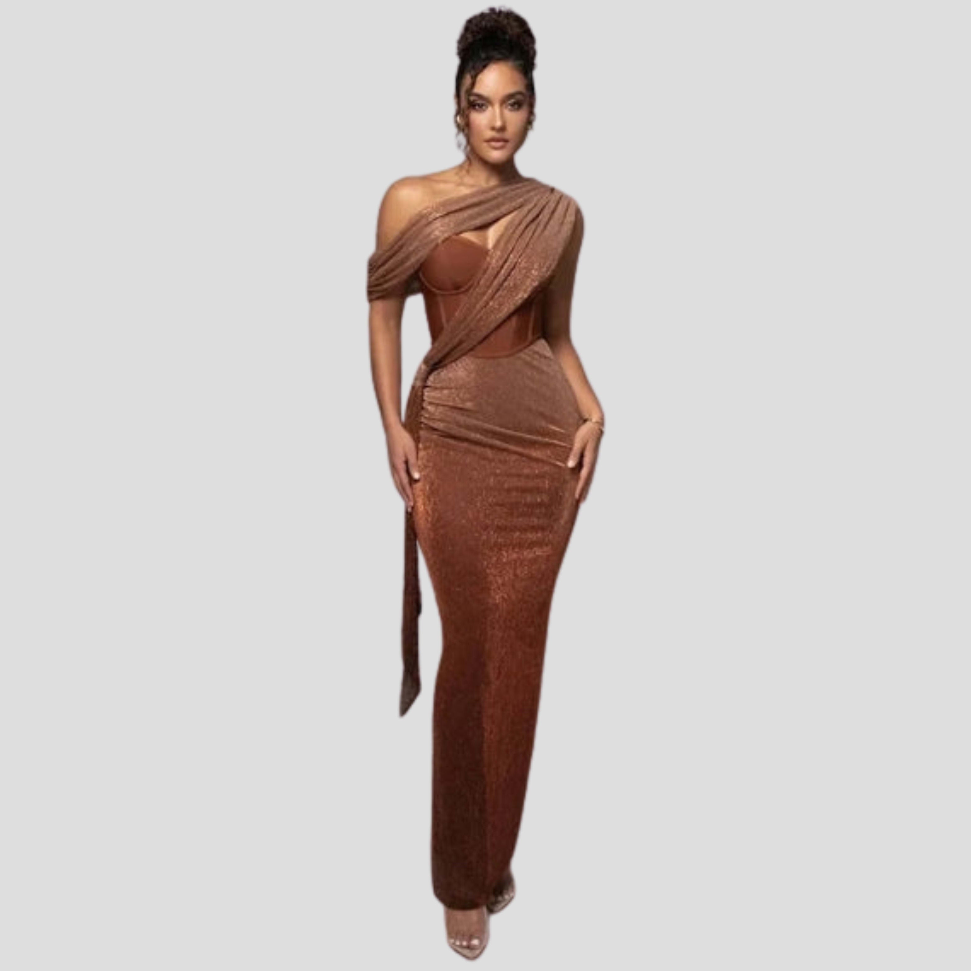 Isa One Shoulder Maxi Dress_2