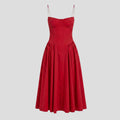 Britt Bustier A-Line Midi Dress_2
