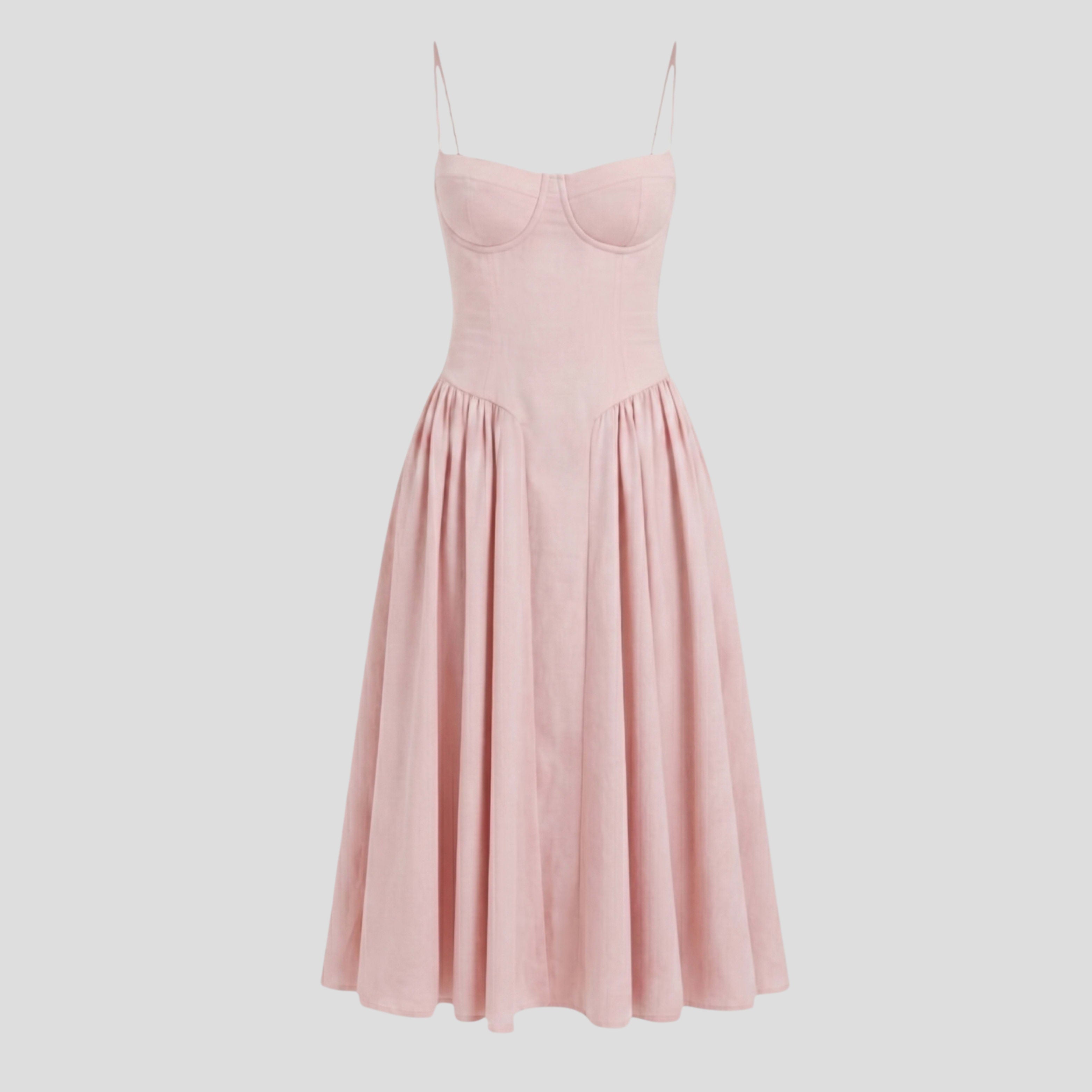 Britt Bustier A-Line Midi Dress_3