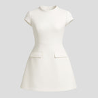 Puck Cap Sleeve A-Line Mini Dress_2