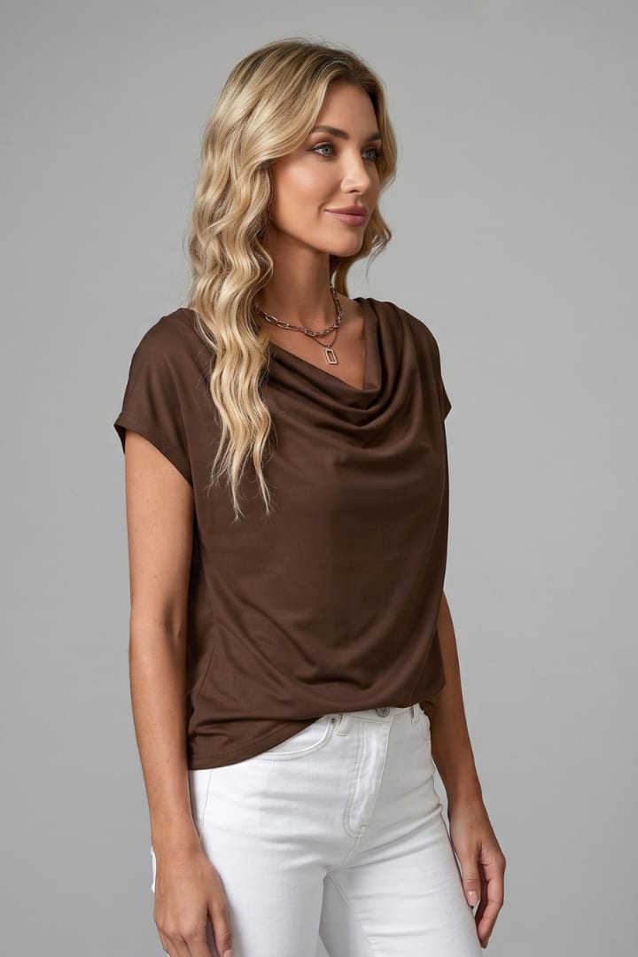 Idoia Cowl Neck Draped Blouse_11