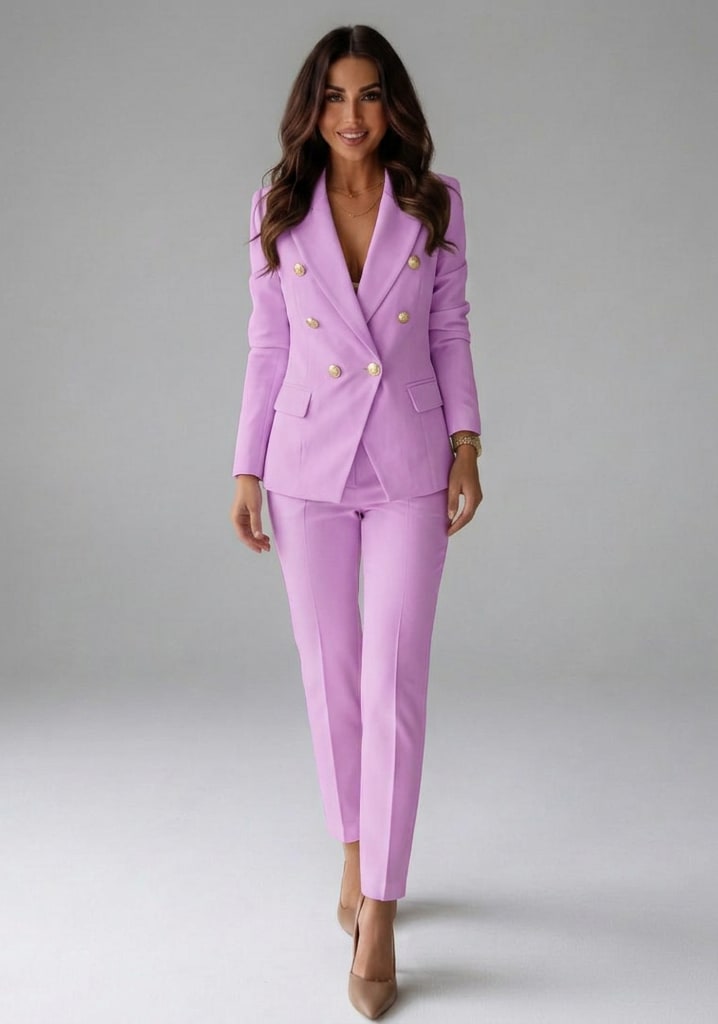 Ninon Double Breasted Blazer Set_9