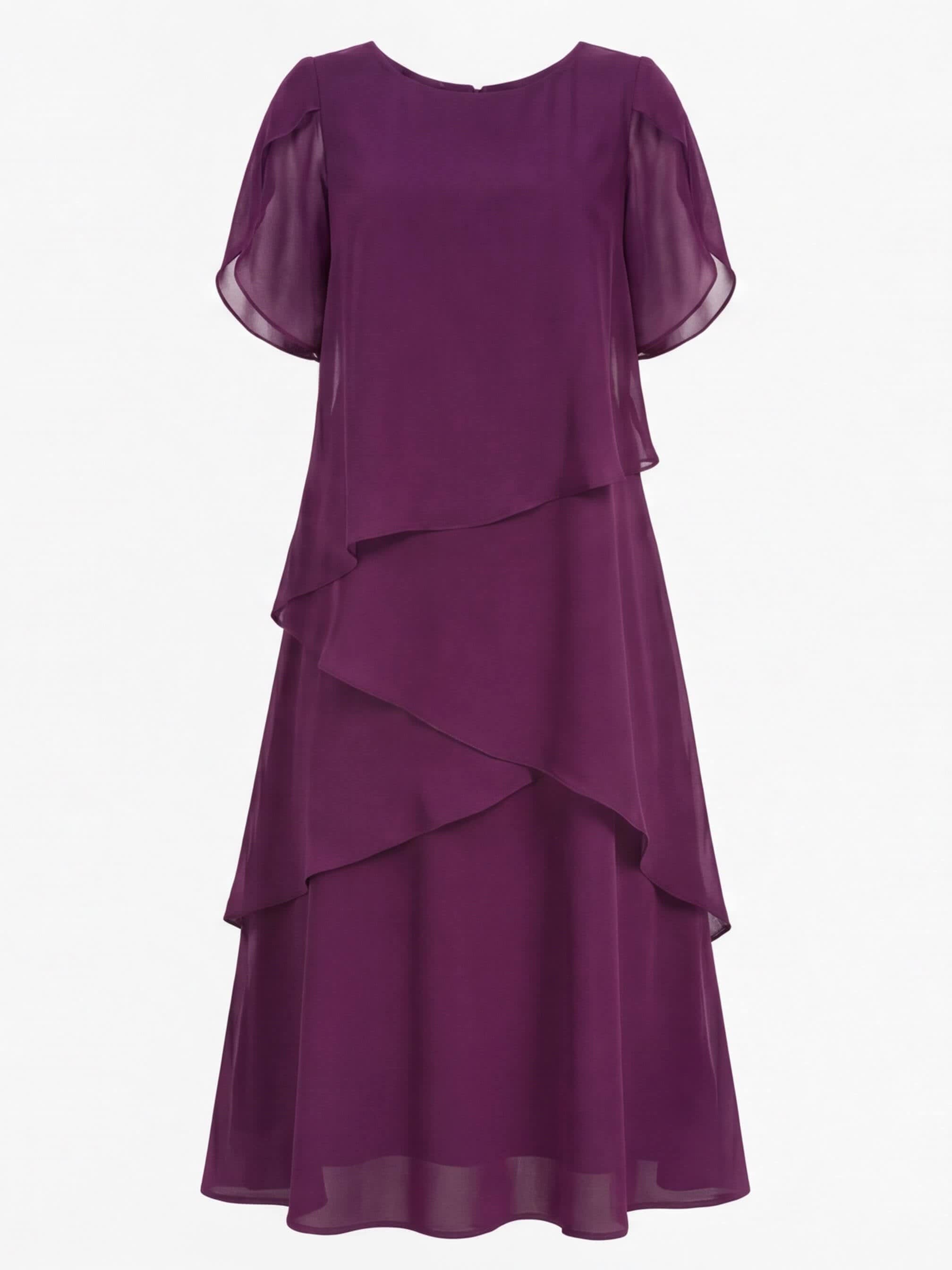 Evi Tiered Chiffon Midi Dress_4
